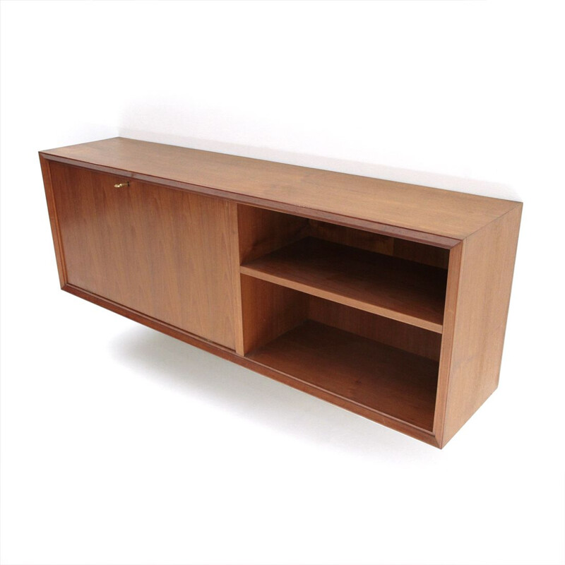 Wooden Italian suspended sideboard