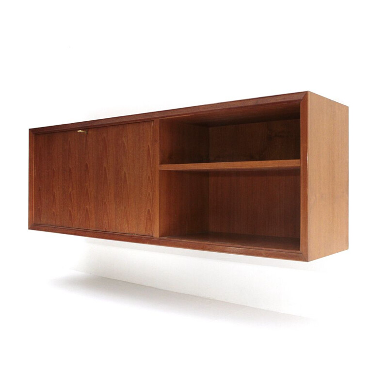 Wooden Italian suspended sideboard