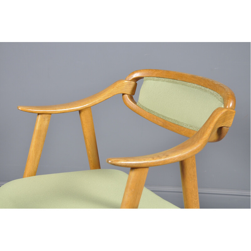 Set of 4 vintage oak chairs by Albin Johansson & Söner, Hyssna