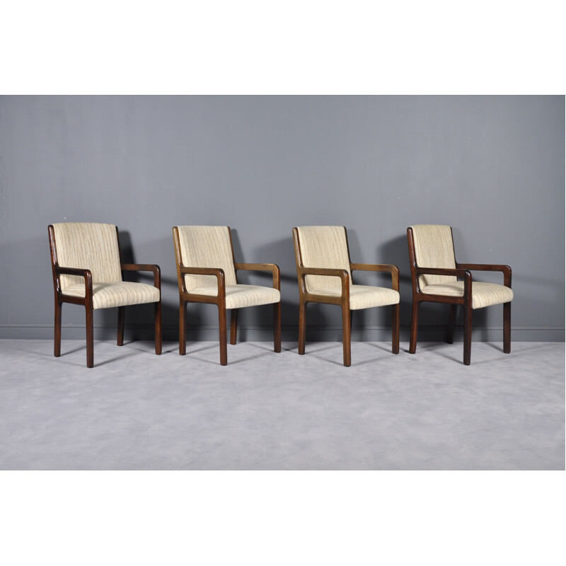 Set of 4 vintage Danish chairs