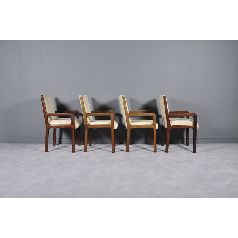 Set of 4 vintage Danish chairs