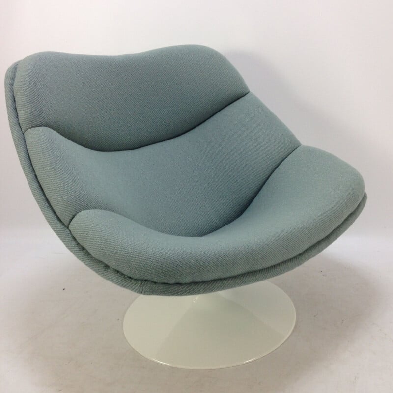Vintage F557 Oyster lounge chair by Pierre Paulin for Artifort
