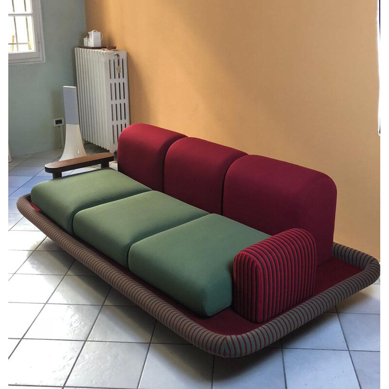 Canapé vintage Tapis Volant par Ettore Sottsass