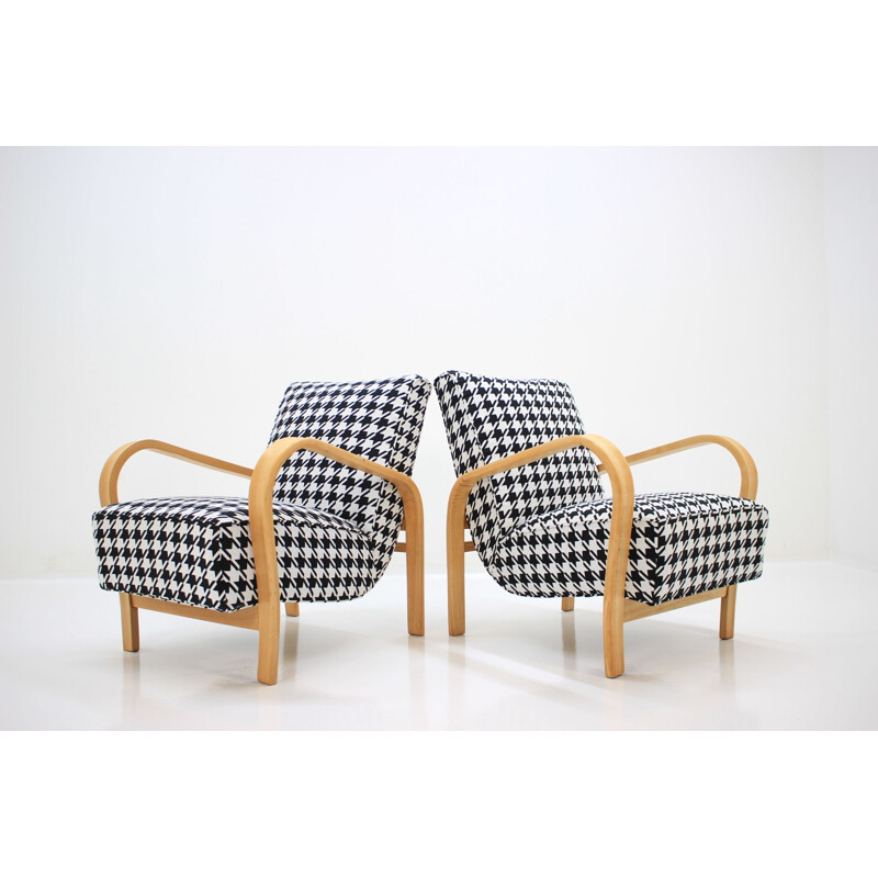 Set of two armchair by Karel Kozelka, Antonin Kropacek, 1940