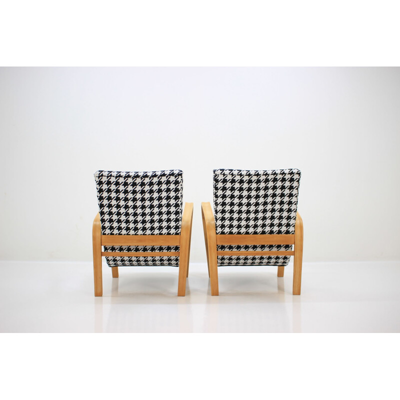 2 fauteuils vintage par Karel Kozelka, Antonin Kropacek, 1940