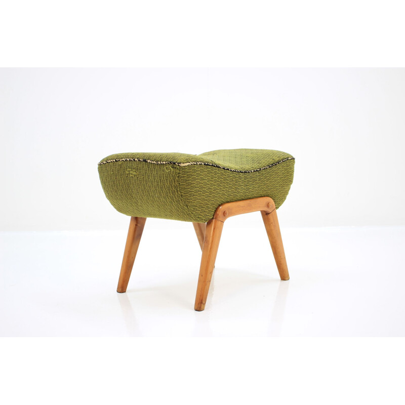 Vintage green footrest, Germany, 1970