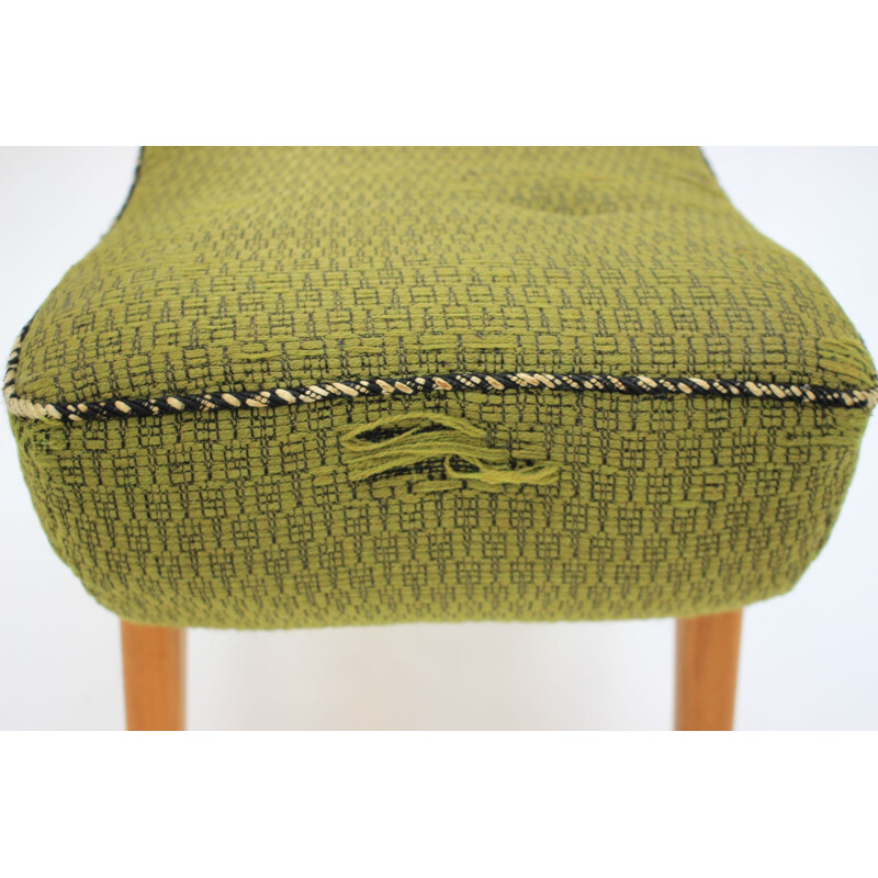 Vintage green footrest, Germany, 1970