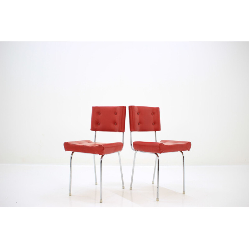 Suite de 2 chaises vintage par Belet