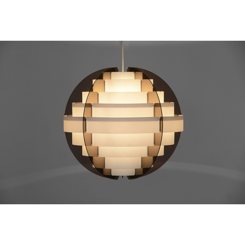 Vintage hanging lamp by Preben Jacobsen and Flemming Brylle