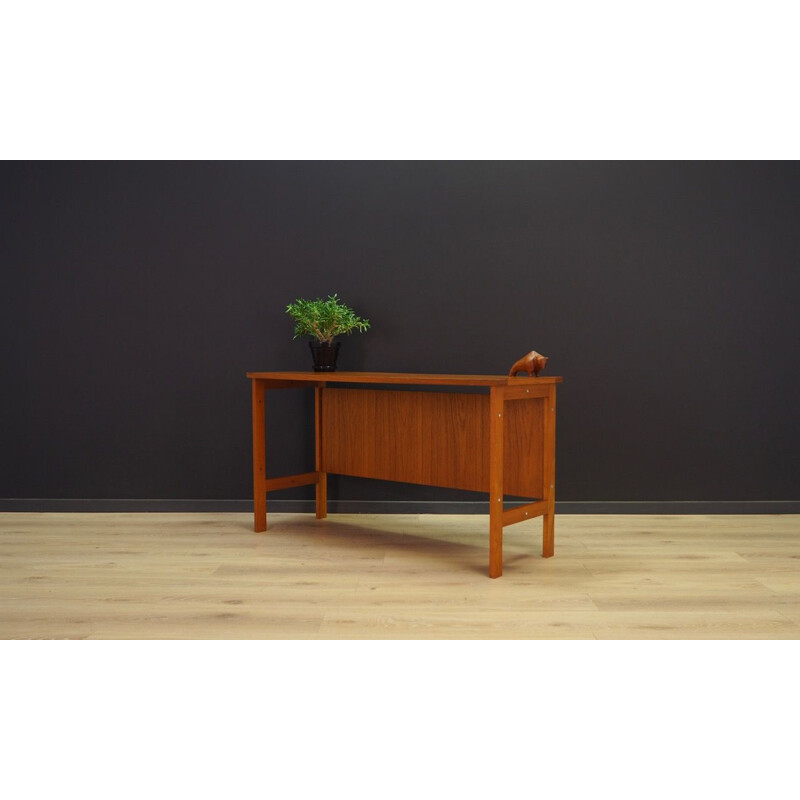 Vintage Scandinavian writing desk teak