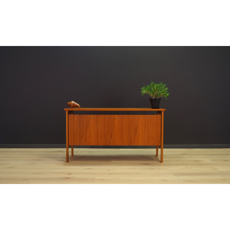 Vintage Scandinavian writing desk teak