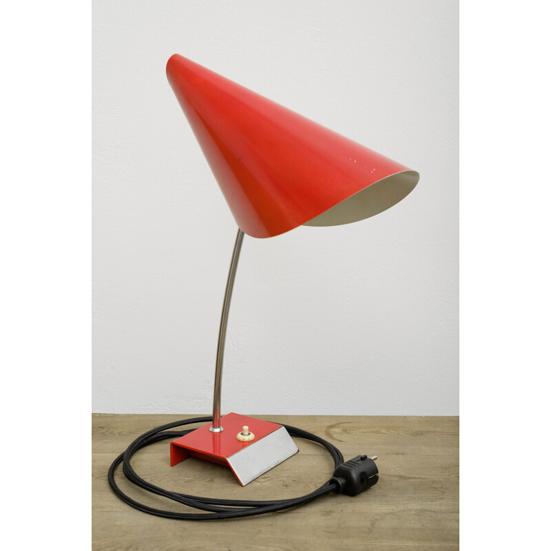 Red 0513 Table Lamp, Josef HURKA - 1950s