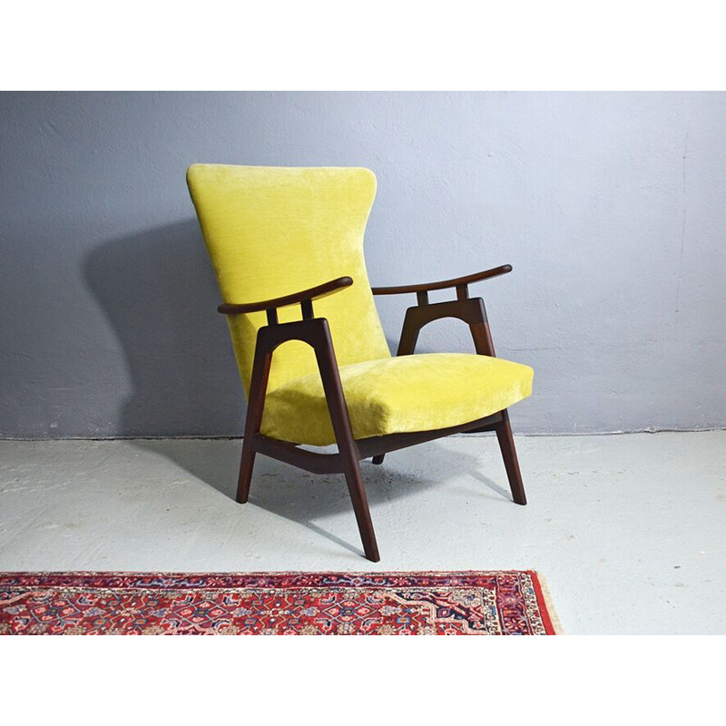 Vintage teak armchair