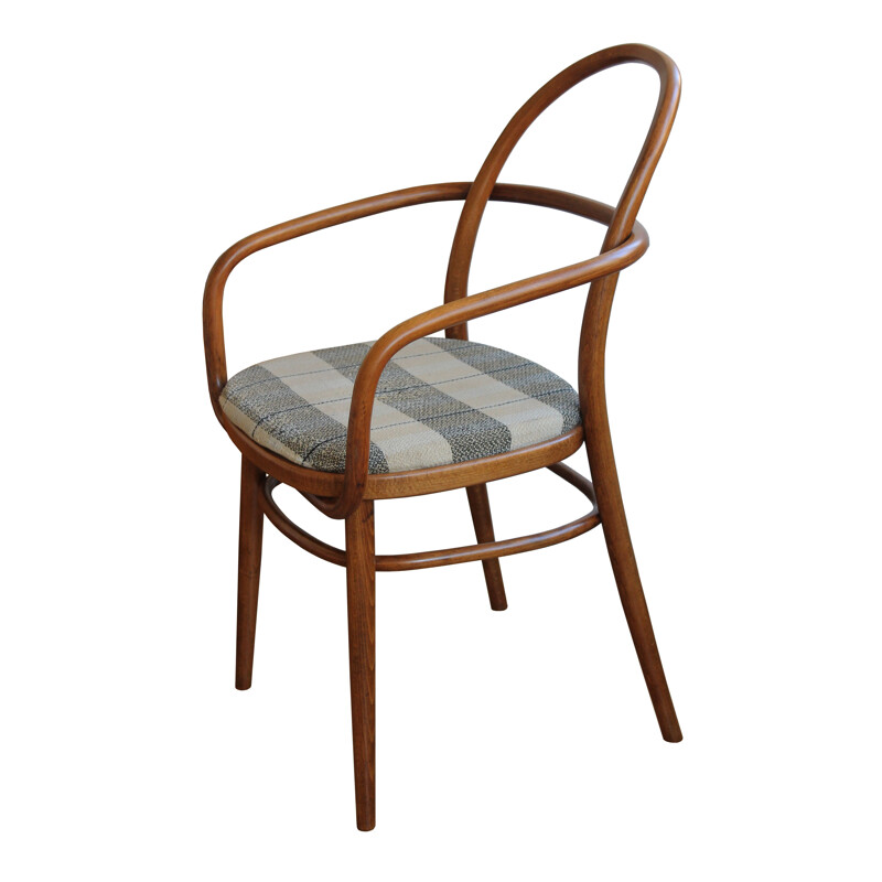 Vintage beech chair by Radomir Hofman for TON