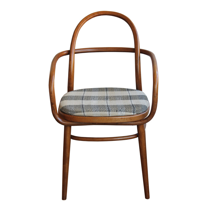 Vintage beech chair by Radomir Hofman for TON