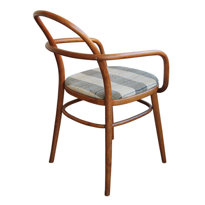 Vintage beech chair by Radomir Hofman for TON