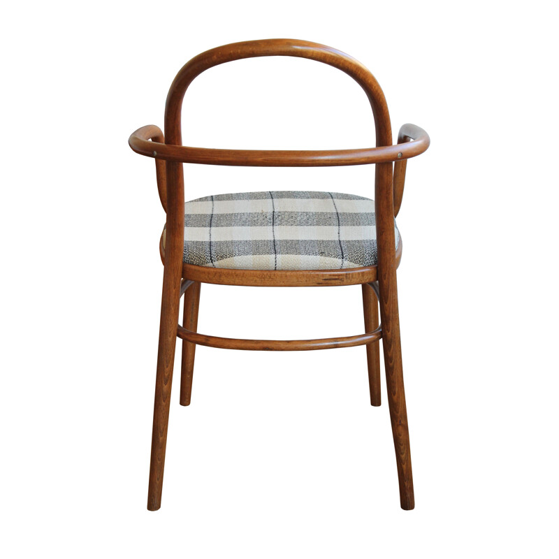 Vintage beech chair by Radomir Hofman for TON