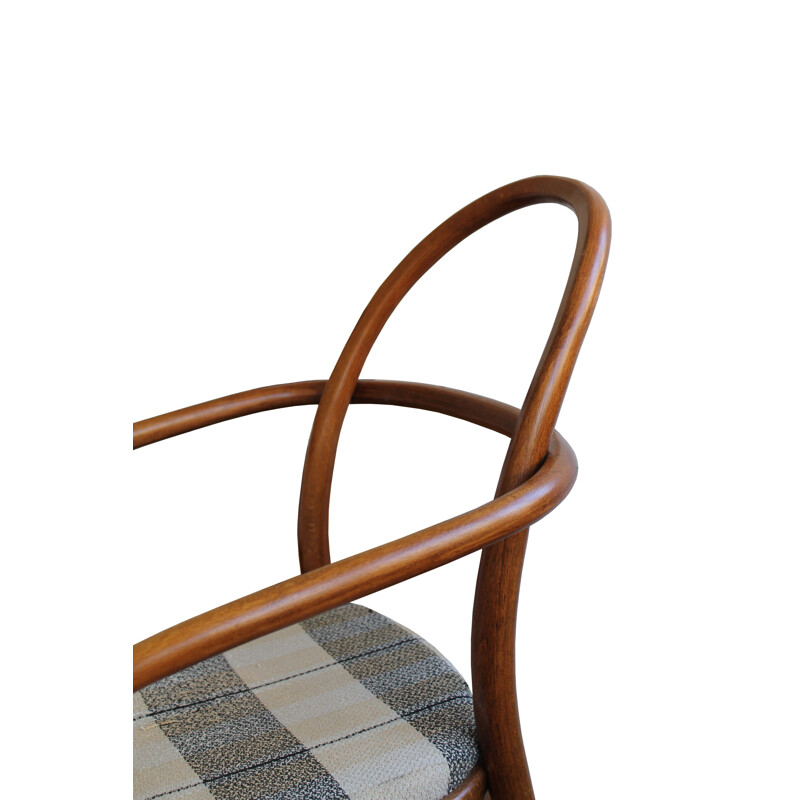 Vintage beech chair by Radomir Hofman for TON
