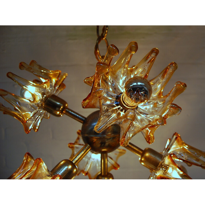 Italian Sputnik chandelier - 1960s