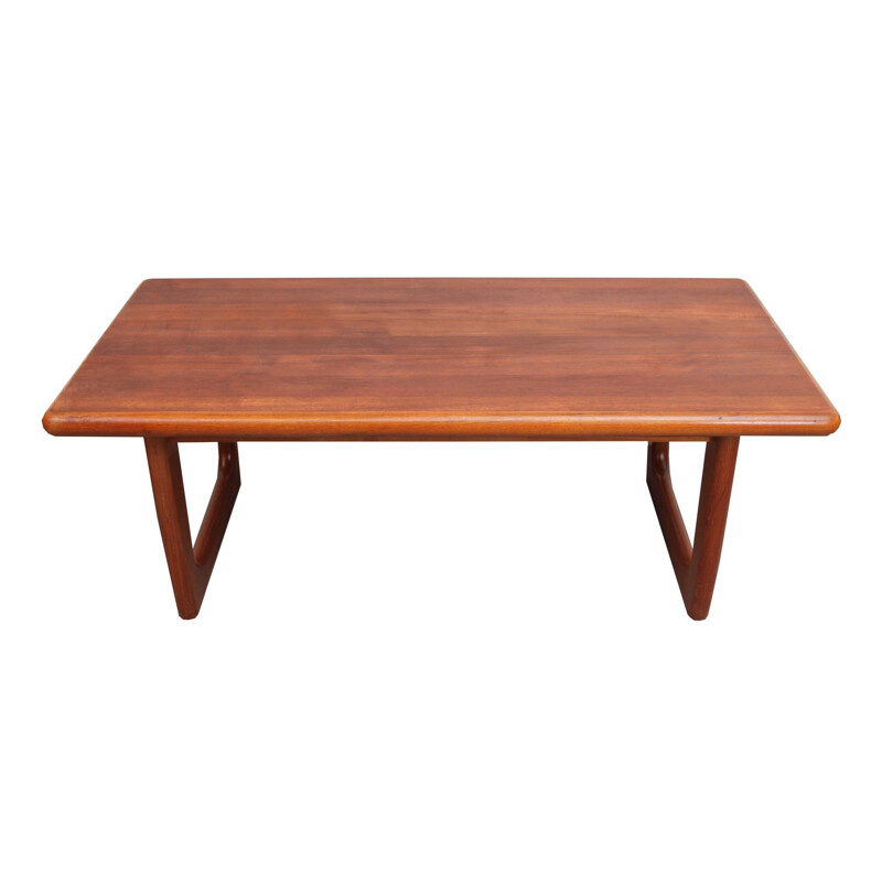 Scandinavian vintage teak coffee table by Niels Bach, Denmark