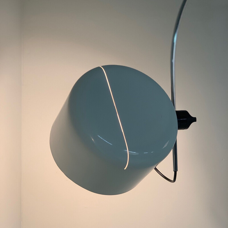 White Coupe Wall Lamp by Joe Colombo for Oluce Italy, 1967