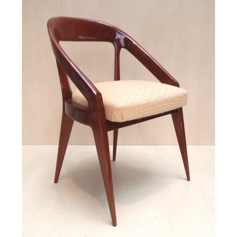 4 vintage chairs, Charles RAMOS - 1960s
