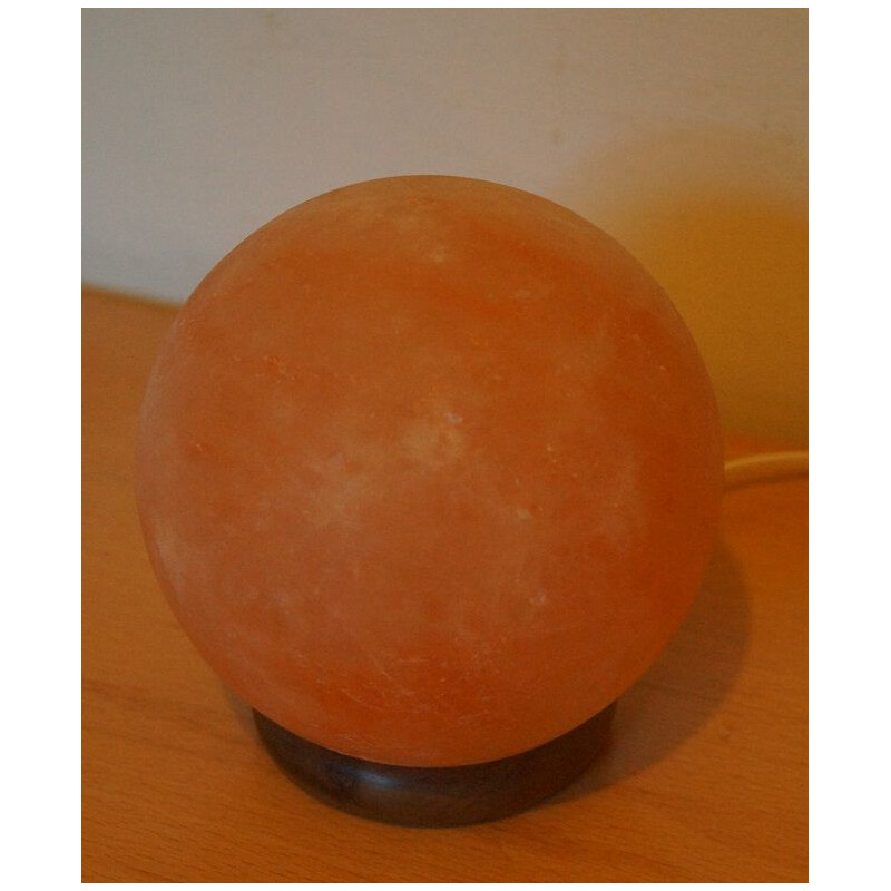 Lampe vintage orange pour Studio Arditi en pierre 1970