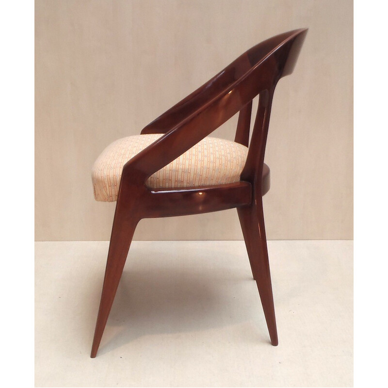 4 vintage chairs, Charles RAMOS - 1960s