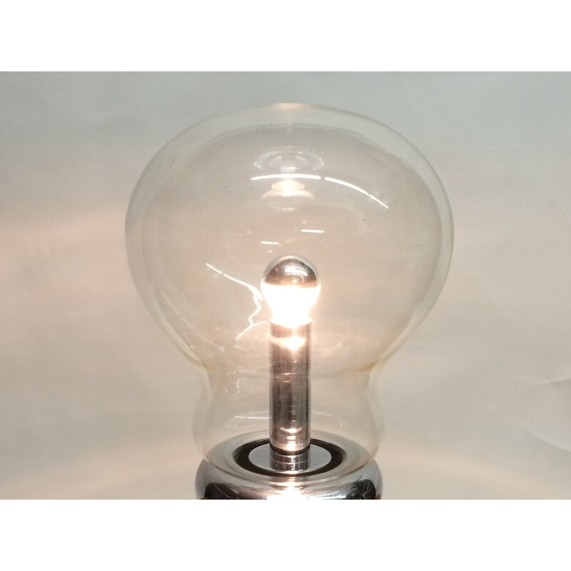 Lamp Bulb in metal, chromium and glass, Ingo MAURER - 1970s