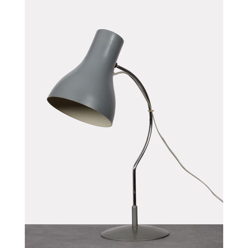 Vintage lamp for Napako in grey metal 1960