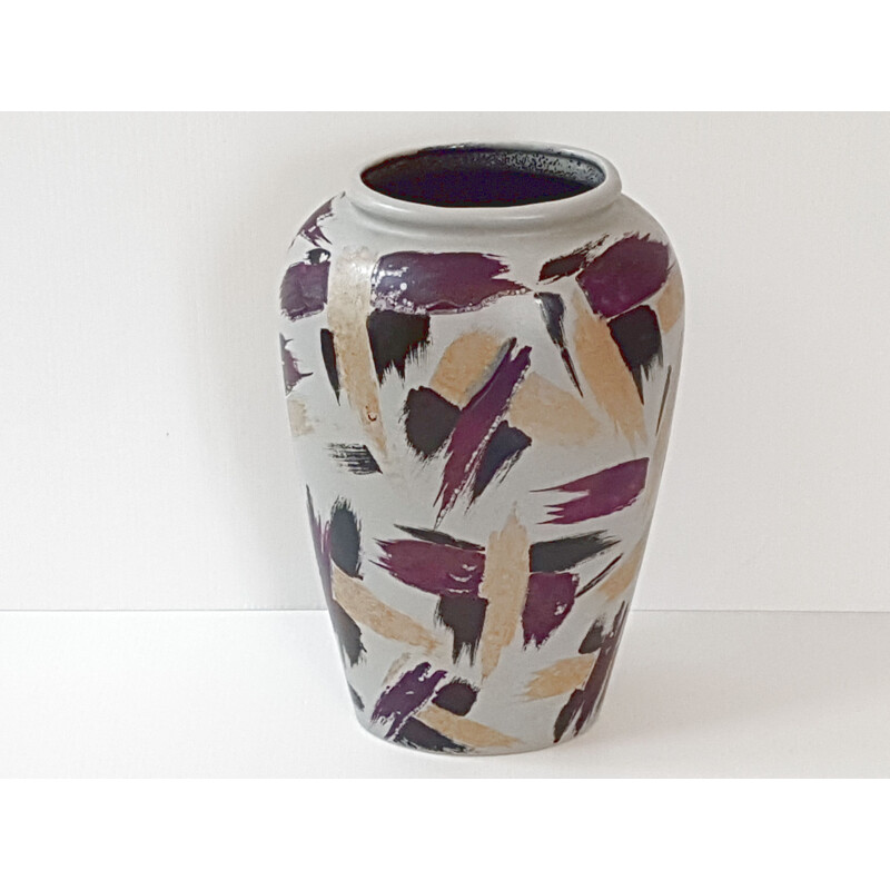 Vase vintage pour Scheurich en céramique 1960