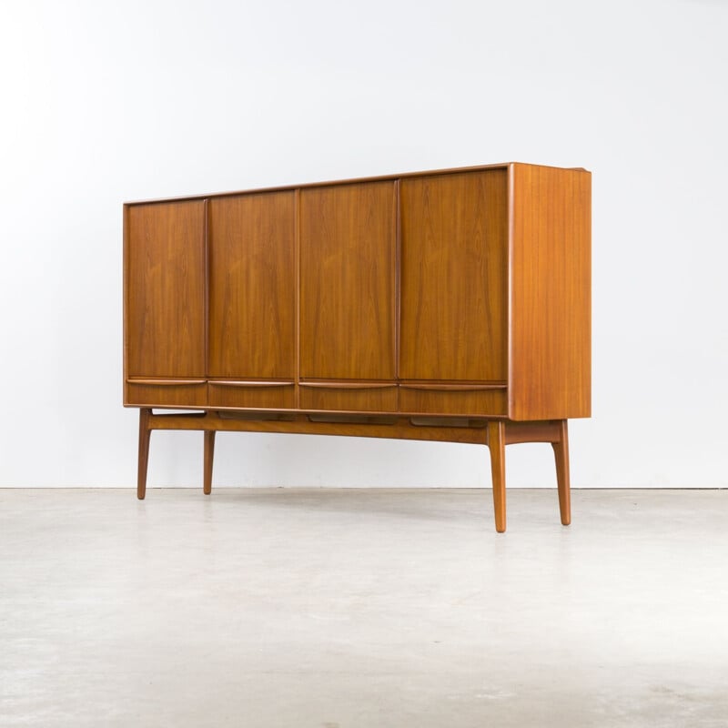 Vintage scandinavian teak sideboard for Knudsen & Son 1950