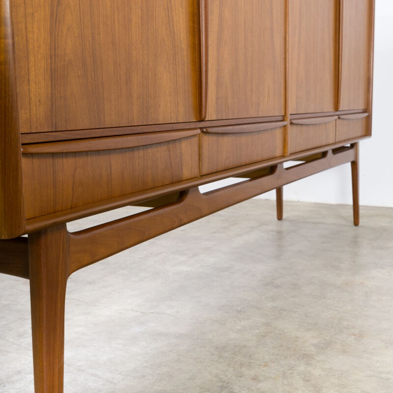 Vintage scandinavian teak sideboard for Knudsen & Son 1950