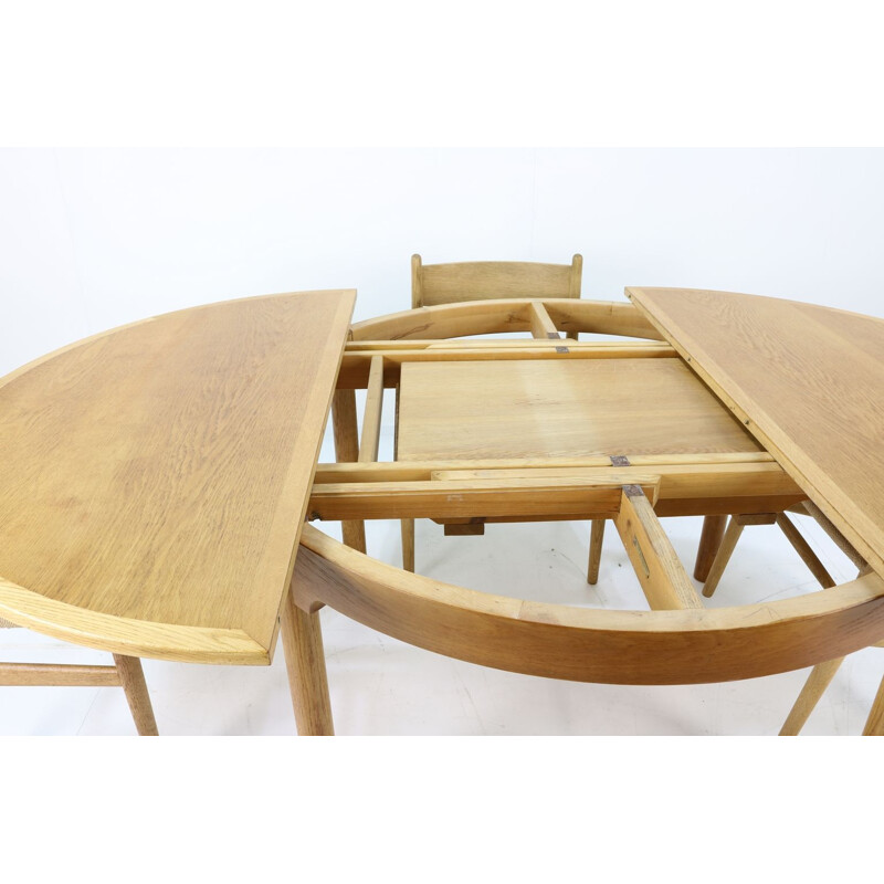 Table vintage scandinave par Børge Mogensen en chêne
