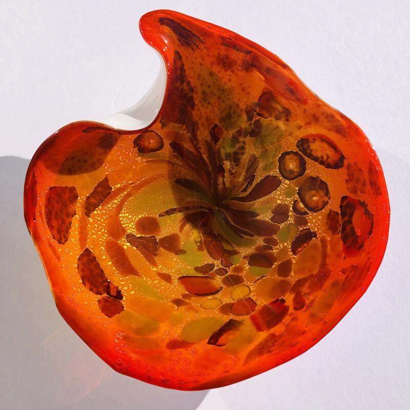 Vintage trinket bowl by Dino Martens in Murano glass 1960