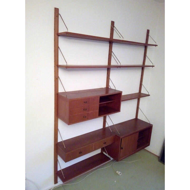 Vintage wall system regal for Cado in teak 1960