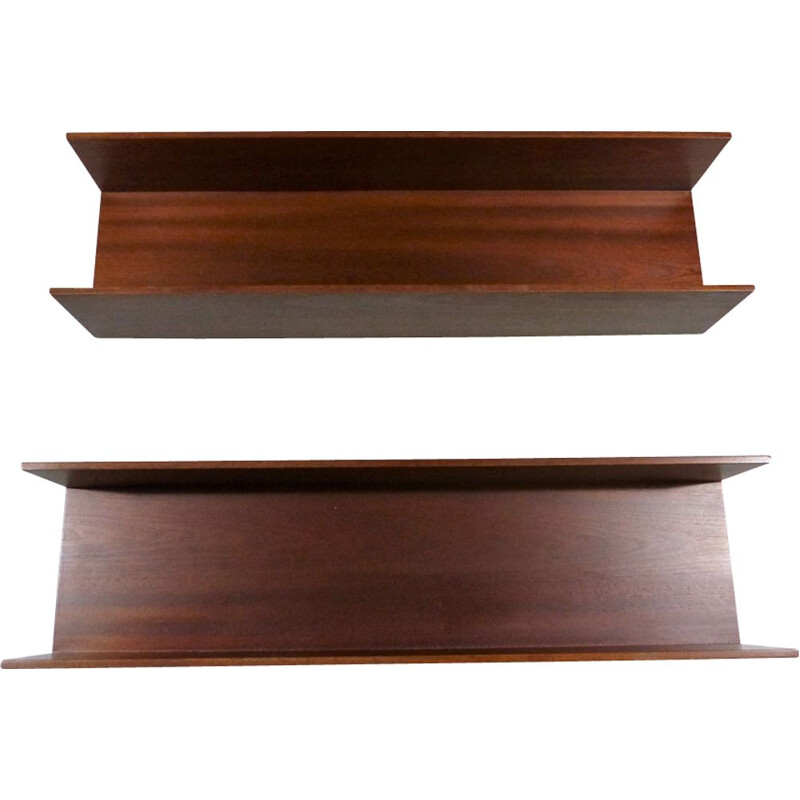 Pair of wall shelves by Walter Wirz