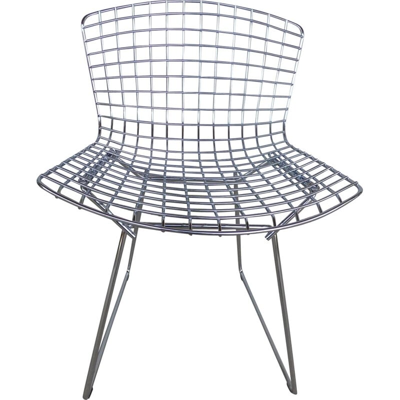 Metal chair by Harry Bertoia for Knoll