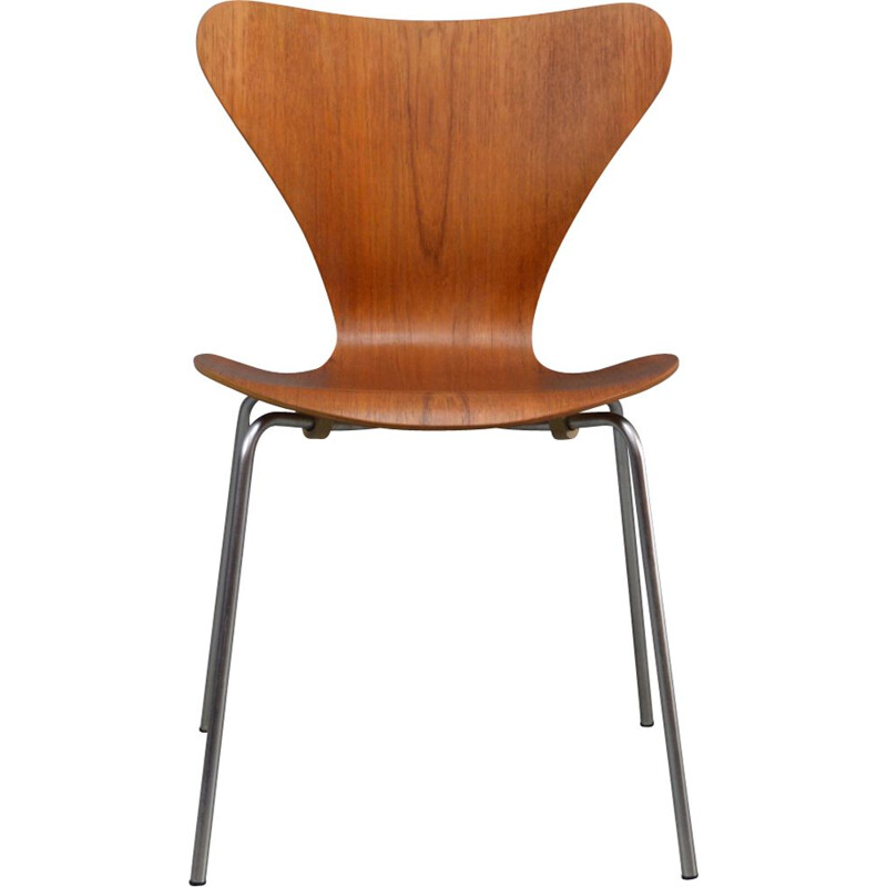 Vintage teak chair by Jacobsen for Fritz Hansen 1970