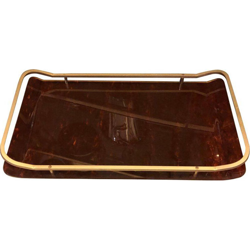 Italian tray made of brass