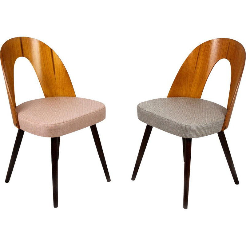 Paire de chaises en bois par Antonín Šuman pour Tatra
