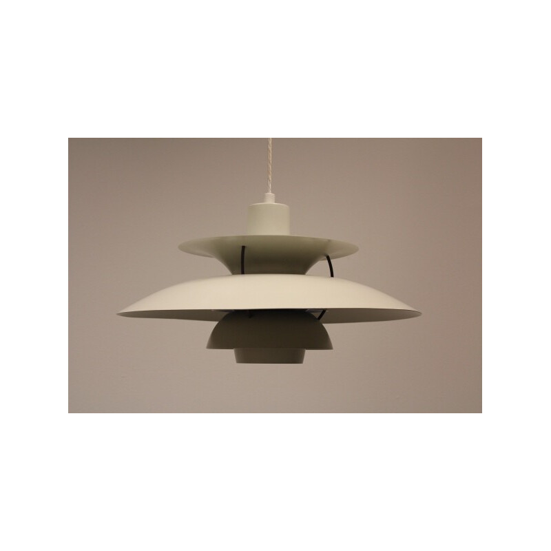 PH5 hanging lamp in aluminum, Poul HENNINGSEN - 1956