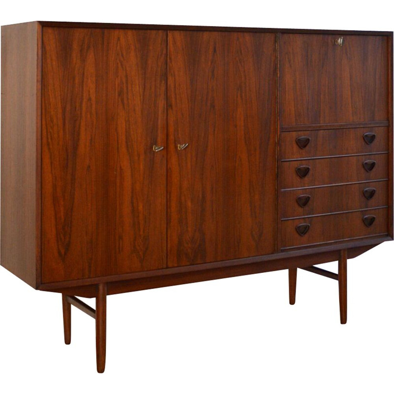 Vintage teak and rosewood sideboard