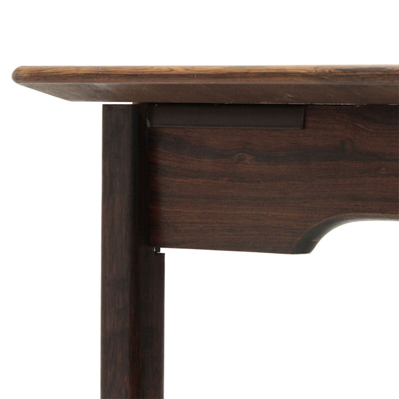 Table vintage italienne extensible en bois 1950