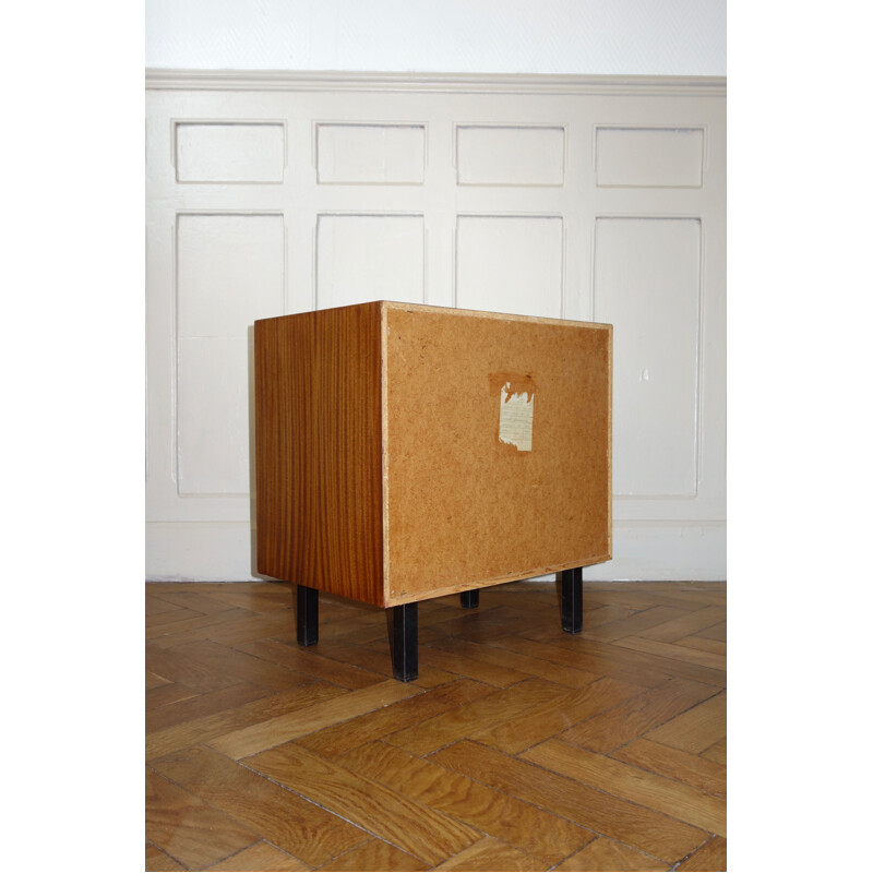 Vintage bedside table in teak