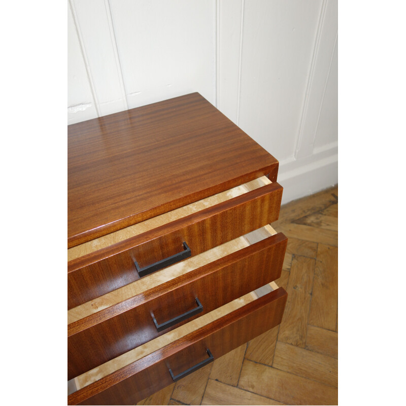 Vintage bedside table in teak