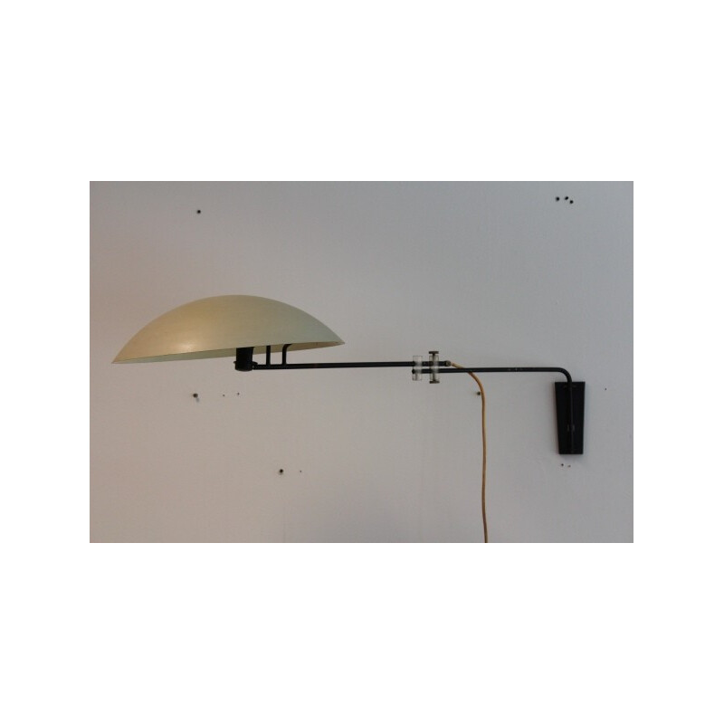 NX 23 adjustable wall lamp in metal, Louis KALFF - 1950s