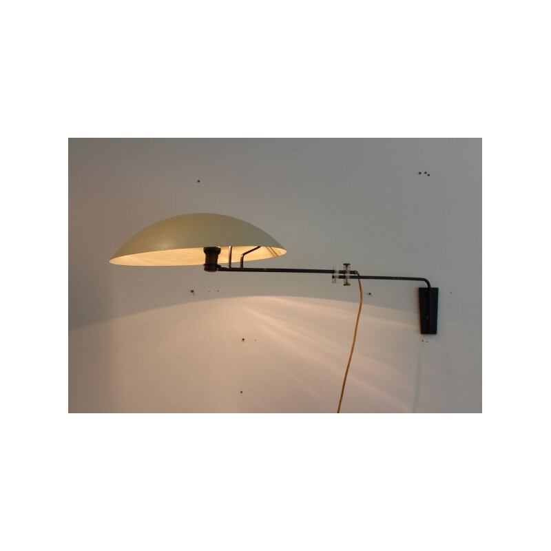 NX 23 adjustable wall lamp in metal, Louis KALFF - 1950s