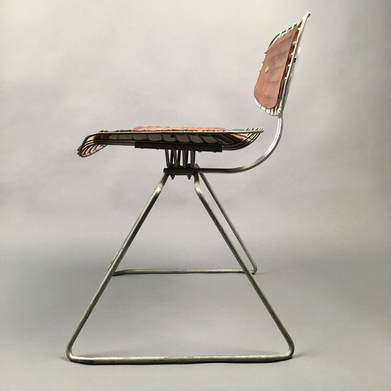 Suite de 6 chaises Traîneau pour le Centre Pompidou