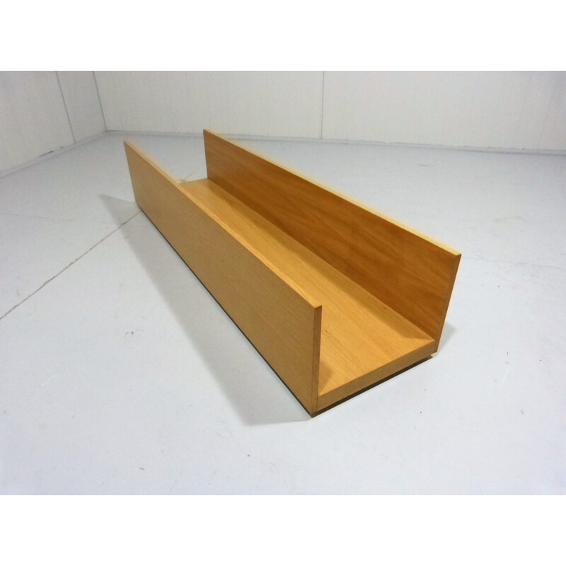 Wall shelf in ash by Walter Wirz for Wilhelm Renz